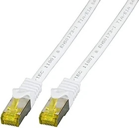 EFB Elektronik Patchkabel, Cat7/Cat6a, S/FTP, RJ-45/RJ-45, 0.5m, weiß