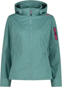 CMP Zip Hood Softshell Funktionsjacke agave melange (Damen)