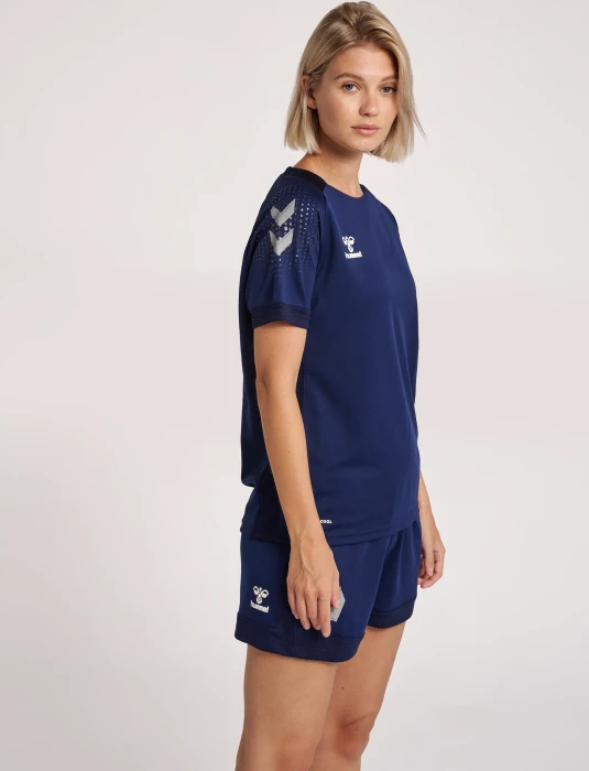 hummel Lead Poly Trikot kurzarm marine (Damen)