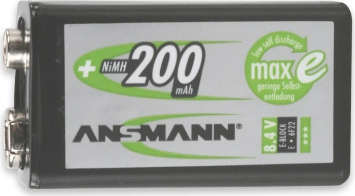 Ansmann maxE 9V-Block NiMH 200mAh