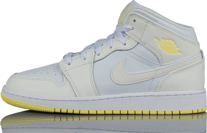 Nike Air Jordan 1 Mid sail/white/light laser orange (Junior)