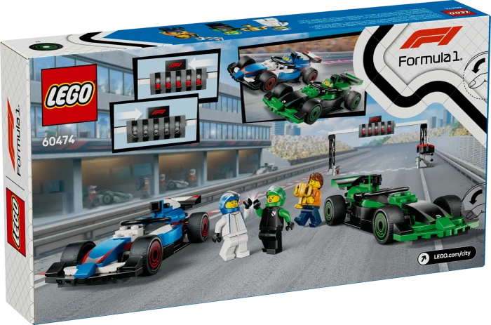 LEGO City - F1 Startaufstellung mit VCARB & Sauber Rennautos