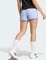 adidas Pacer All Gym Seasonal Rib High-Rise Tonal 3-Streifen Shorts blue spark (Damen) Vorschaubild