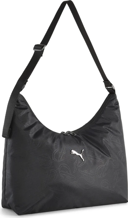 Puma Pop Sloughy Hobo Schultertasche puma black/puma script aop