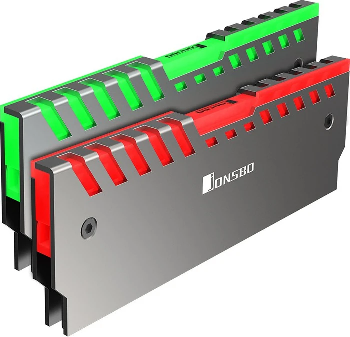 Jonsbo NC-2 RGB silber, RAM-Kühler, 2er-Pack