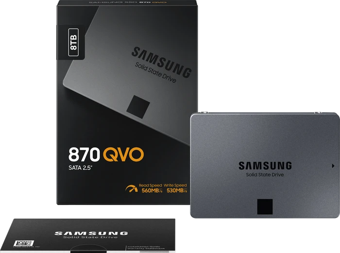 Samsung SSD 870 QVO 8TB, 2.5" / SATA 6Gb/s
