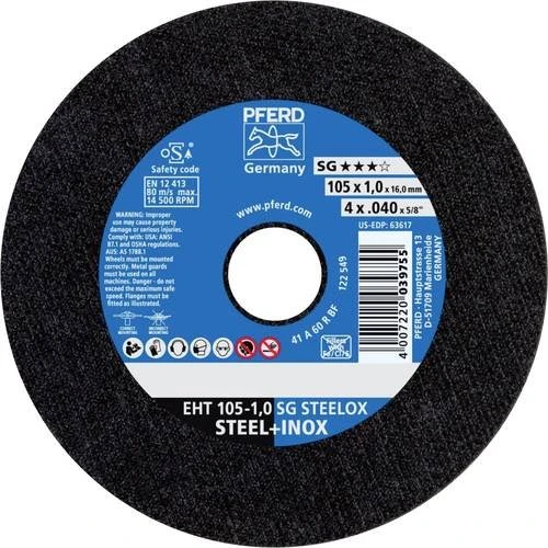 Pferd EHT 105-1.0 SG STEELOX/16.0 Trennscheibe, 105x1x16mm, 25 Stück