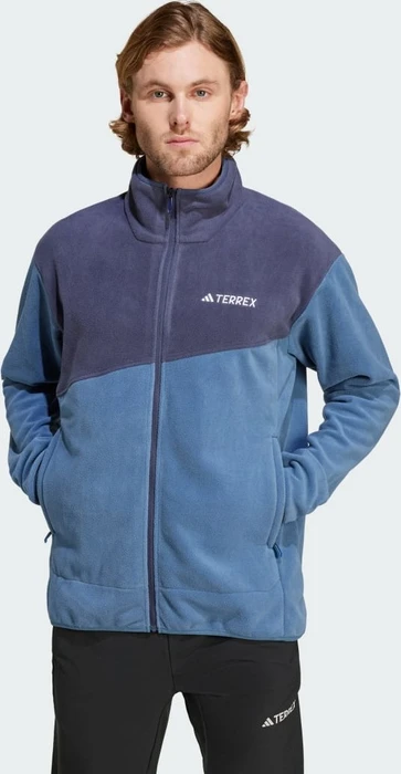 adidas Terrex Multi Fleece Funktionsjacke wonder steel/shadow navy (Herren)