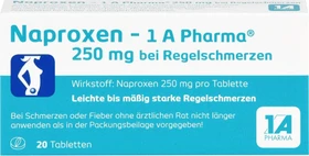 1A Pharma Naproxen 250mg Tabletten, 20 Stück
