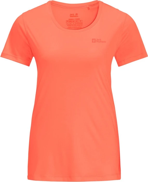Jack Wolfskin Tech Funktionsshirt kurzarm digital orange (Damen)