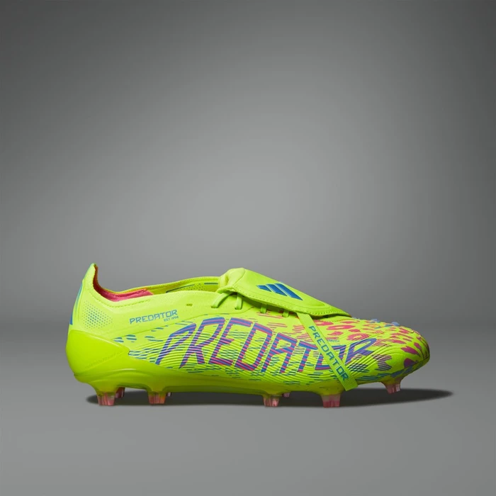 adidas Predator Elite Fold-Over Tongue FG lucid lemon/lucid pink/blue fusion