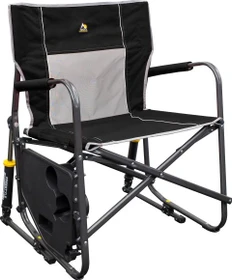 GCI Outdoor Freestyle Rocker XL inkl. Tisch Campingsessel schwarz