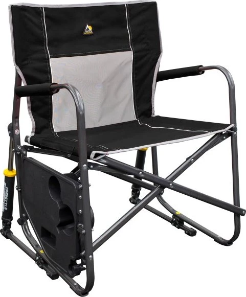 GCI Outdoor Freestyle Rocker XL inkl. Tisch Campingsessel schwarz