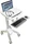 Ergotron StyleView SV41 Visitenwagen mit Notebookhalterung elektrisch höhenverstellbarer mobiler Arbeitsplatz 56x50cm grau/grau (SV41-6100-0)
