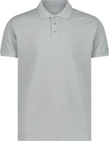 CMP Uni Pique Tactel Poloshirt kurzarm silber (Herren)