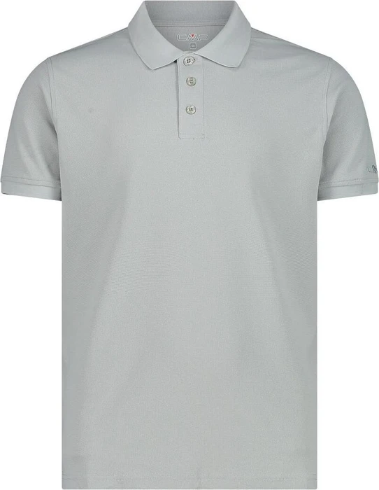 CMP Uni Pique Tactel Poloshirt kurzarm silber (Herren)