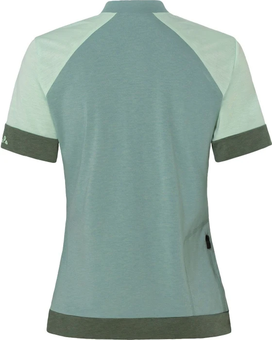 Vaude Altissimo Q-Zip Trikot kurzarm dusty fern (Damen)