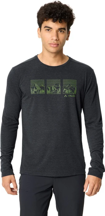 Vaude Rosemoor II Funktionsshirt langarm black/thyme (Herren)