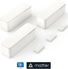 Bosch Smart Home Tür-/Fensterkontakt II [+M] Matter, weiß, Schließ-/Öffnungssensor, 3er-Pack (8750002950)