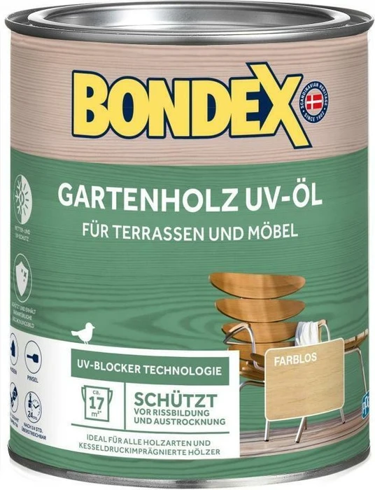 Bondex UV-Öl Universal farblos, 750ml (365223)