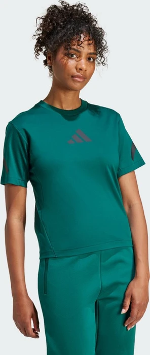 adidas Z.N.E. T-Shirt kurzarm collegiate green (Damen)