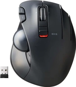 Elecom EX-G M-XT3DRBK Wireless Trackball schwarz, Rechtshänder