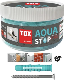TOX Aqua Stop Pro 8/50 Allzweckdübel Schrauben/Dübel-Sortiment, 20 Stück