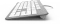 Hama KC-700 Slim-Design Tastatur, silber/weiß, USB, DE Vorschaubild