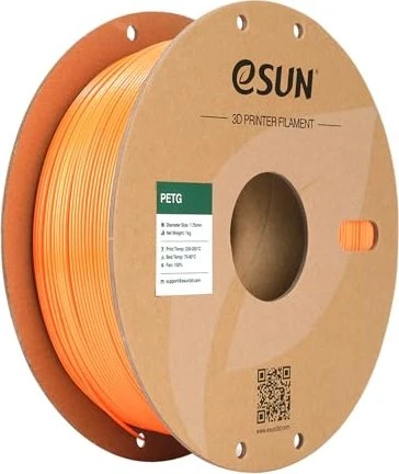 eSUN PETG, orange, Spule, 1.75mm, 1.00kg