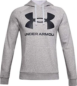 Under Armour Rival Fleece Big Logo Hoodie grau (Herren)