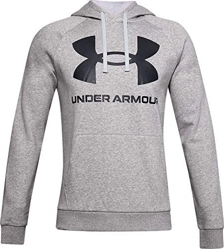 Under Armour Rival Fleece Big Logo Hoodie grau (Herren)