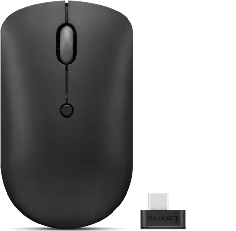 Lenovo 400 USB-C Wireless Compact Mouse Raven Black, USB