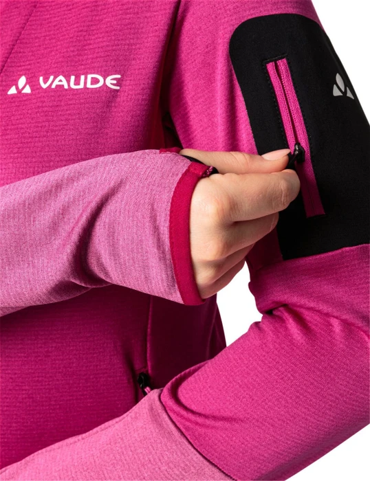 Vaude Monviso Fleece Hooded Funktionsjacke rich pink (Damen)