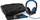 Nedis 4in1 Gaming Combo Kit, Tastatur, Headset, Maus und Mousepad, USB, DE (GCK41100BKDE)