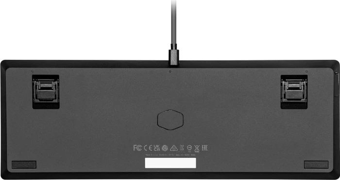 Cooler Master CK720, LEDs RGB, hot-swap, schwarz/grau, Kailh Box V2 RED, USB, IT