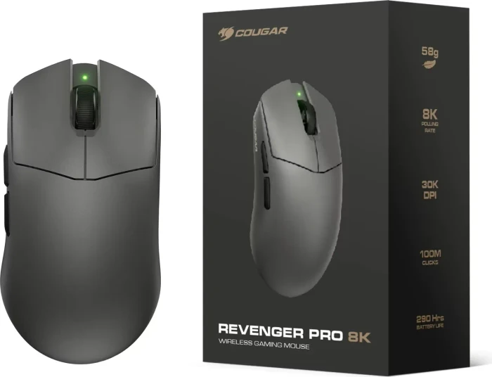 Cougar Revenger Pro 8K Wireless Gaming Mouse schwarz, USB/Bluetooth