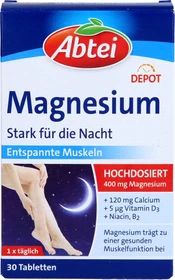 Abtei Magnesium Stark für die Nacht Depot, 30 Stück