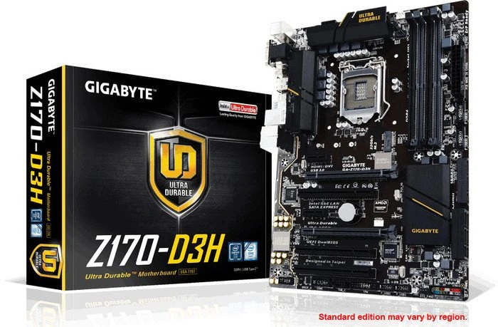 GIGABYTE GA-Z170-D3H (Intel 1151)