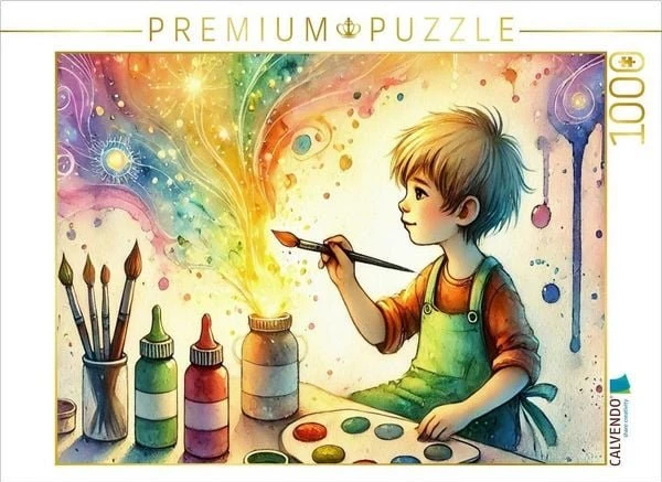 Calvendo Ein Jahr mit deinem inneren Kind - HD-Leinwand & Puzzle Kreativität