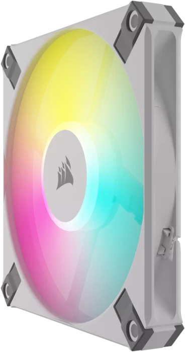 Corsair AF Series iCUE AF120 RGB Slim Twin Pack, weiß, 120mm, 2er-Pack