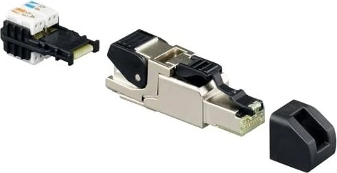 Rutenbeck 13900320, US-Cat6a iso B, RJ-45 Cat6A Modularstecker, feldkonfektionierbar