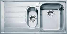 Franke Neptun NEX 651 Einbau Becken rechts mit Ablauffernbedienung edelstahl