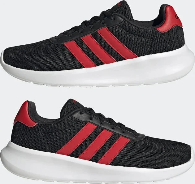 adidas Lite Racer 3.0 core black/vivid red/cloud white (Herren)