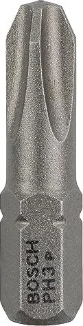 Bosch Professional Extra Hart Kreuzschlitz Bit 1/4", PH3x25mm, 3 Stück