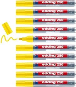edding 250 Whiteboardmarker gelb, 10er-Pack