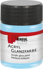 Kreul Acryl Glanzfarbe, hellblau, 50ml