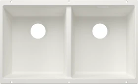 Blanco Subline 350/350-U Unterbau Doppelspüle weiß