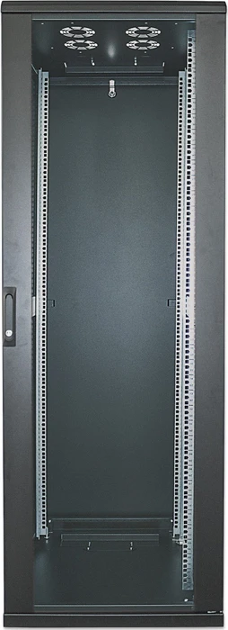 Intellinet 19" Netzwerkschrank 26HE, Sicherheitsglastür, IP20, schwarz, 600mm tief