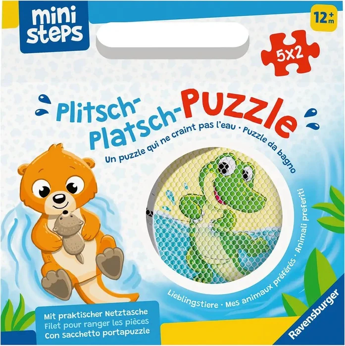 Ravensburger ministeps Plitsch-Platsch-Puzzle Lieblingstiere