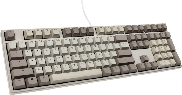 Ducky Origin Vintage, Retro grau, MX RED, USB, US